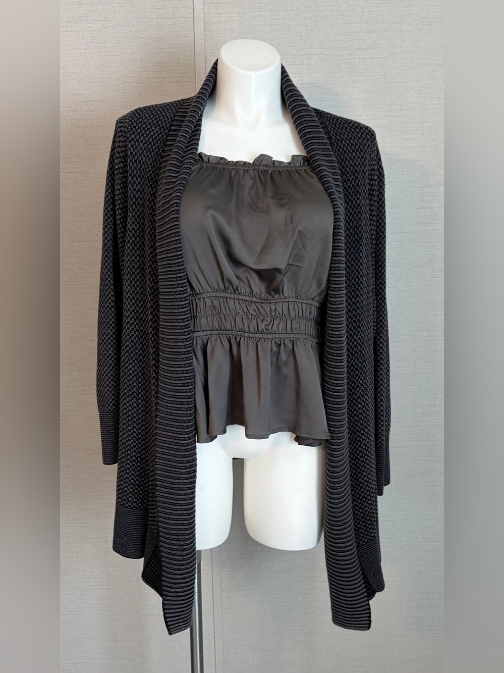 Size 3X Open Front Knit Croft&Barrow Cardigan